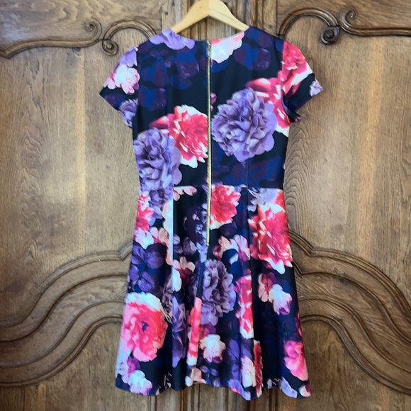 Eliza J Floral Fit & Flare Floral Cocktail Dress - Picture 8 of 13